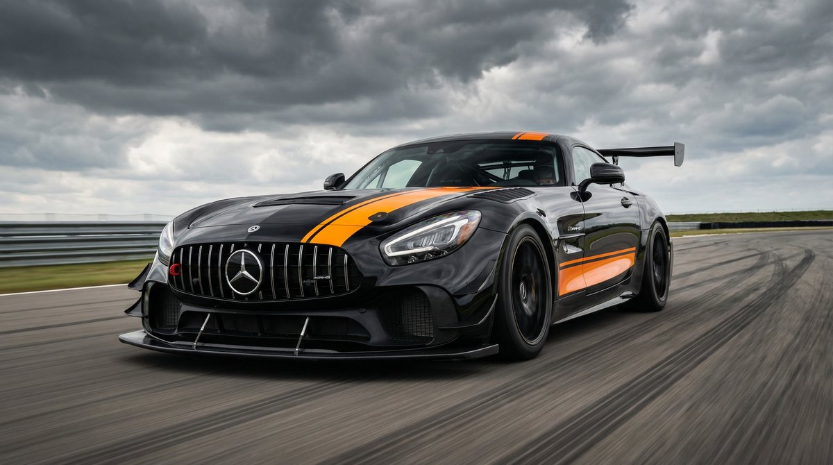 茄子视频赛道视频 - AMG GT测试